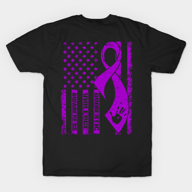 Domestic Violence Awareness Flag Ribbon by KHANH HUYEN